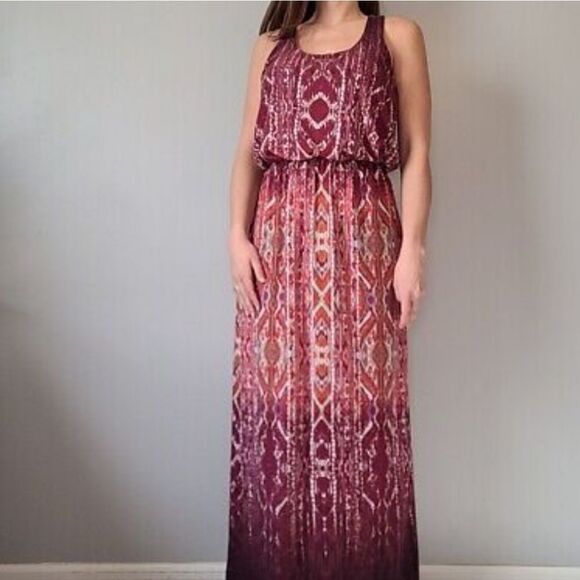 Pink Republic Ikat Maxi Dress. Ikat, Boho, Festival - Picture 1 of 14